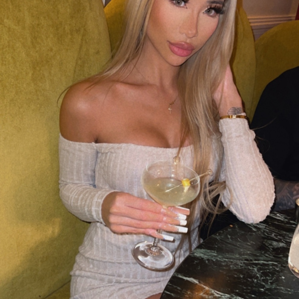 Princess Polly Cream Long Sleeve Dress